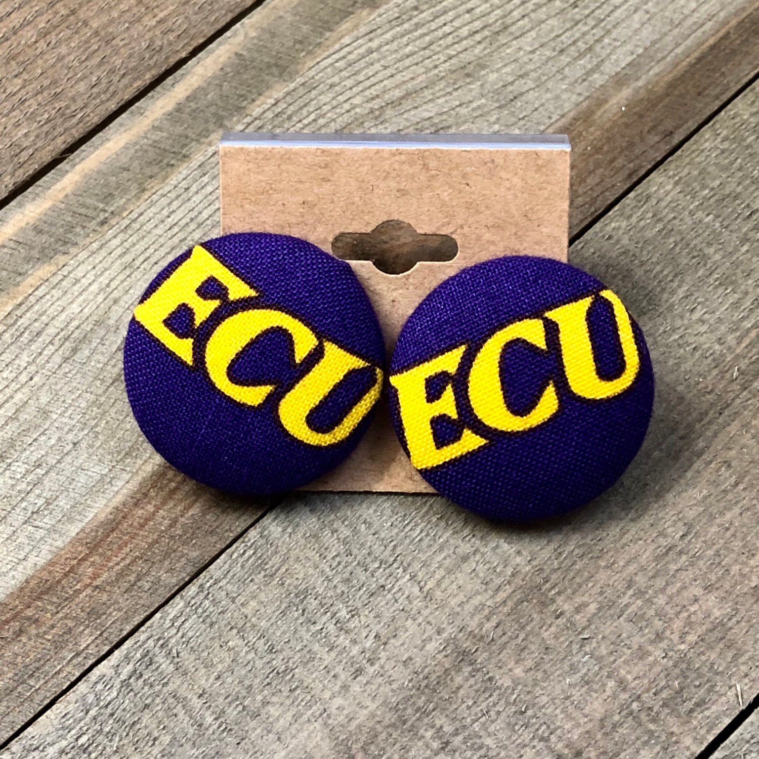 "Pirate" Button Stud (Purple)