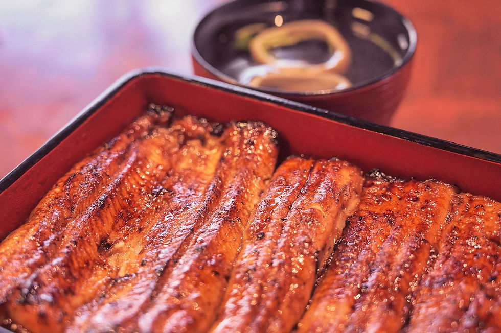 Unagi (eel) dishes are popular in summer in Japan and are said to provide stamina