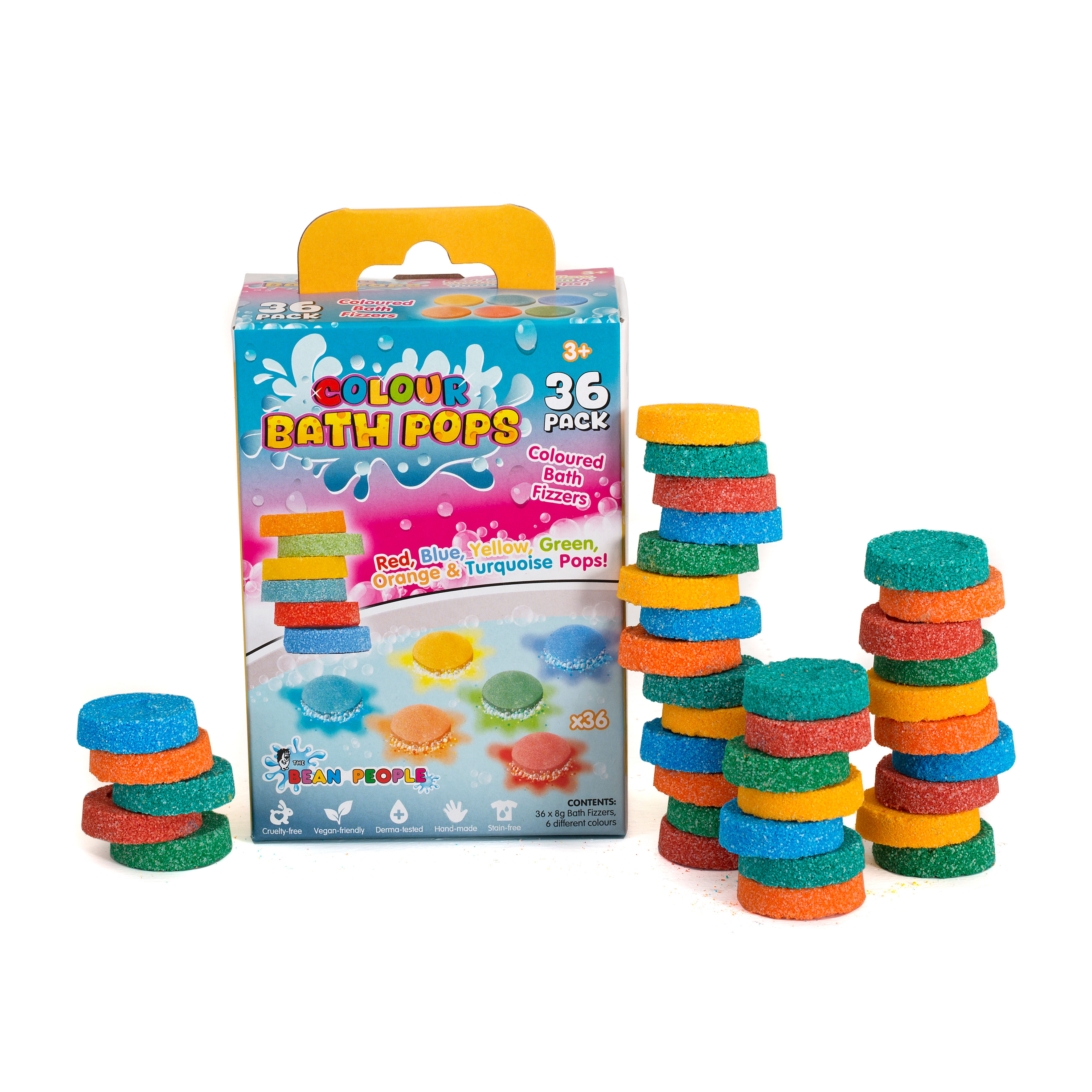 Badebomber "pops", 36 pk