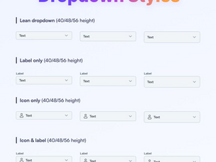 Dropdown Styles