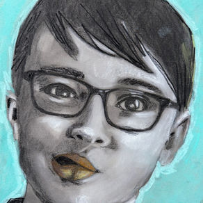 Katie Humphress, Study, 9x12 Pastel Summer 2021
