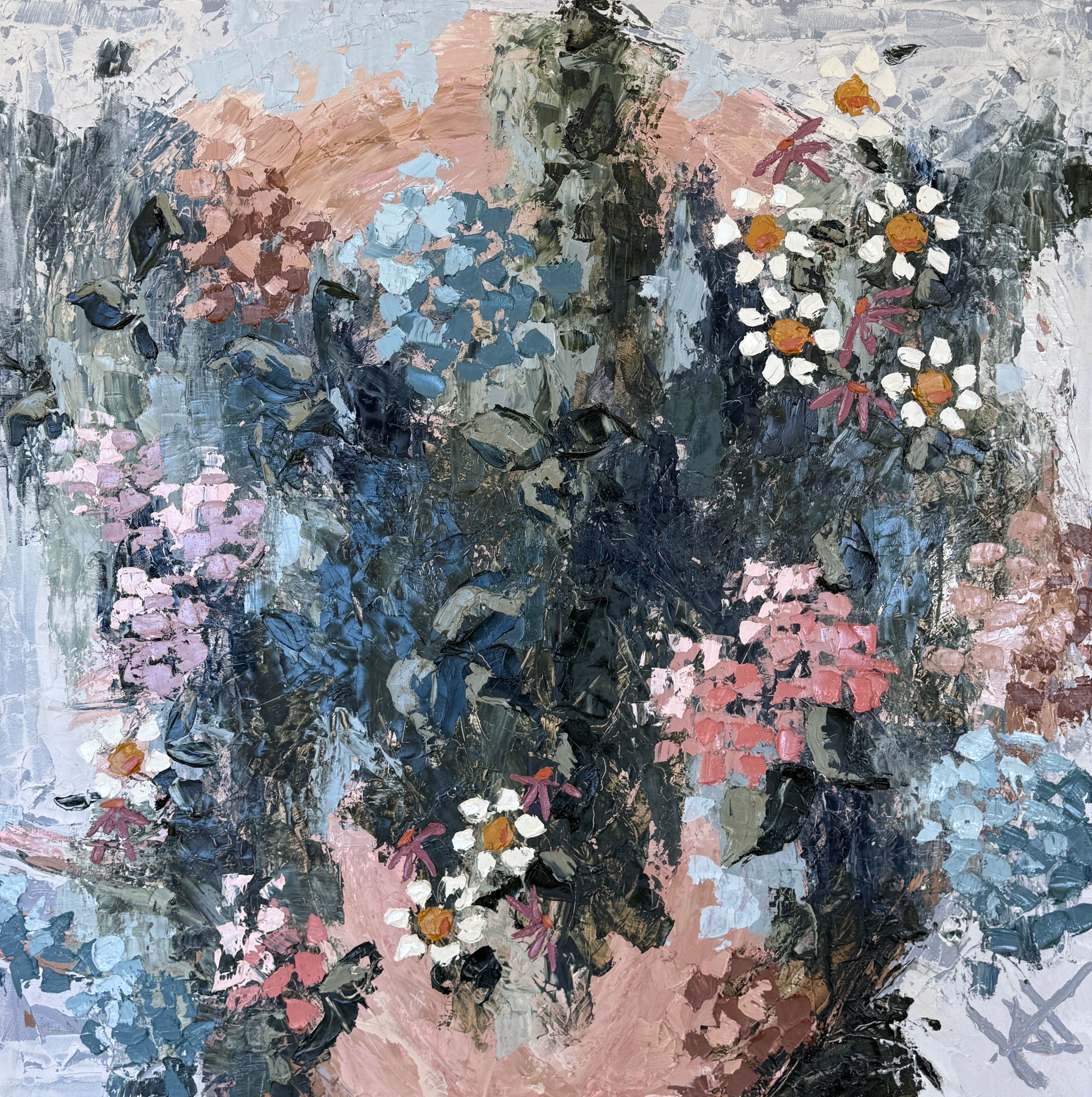 Sienna & Blue Abstract