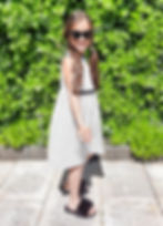 Thumbnail: White-black dots dress