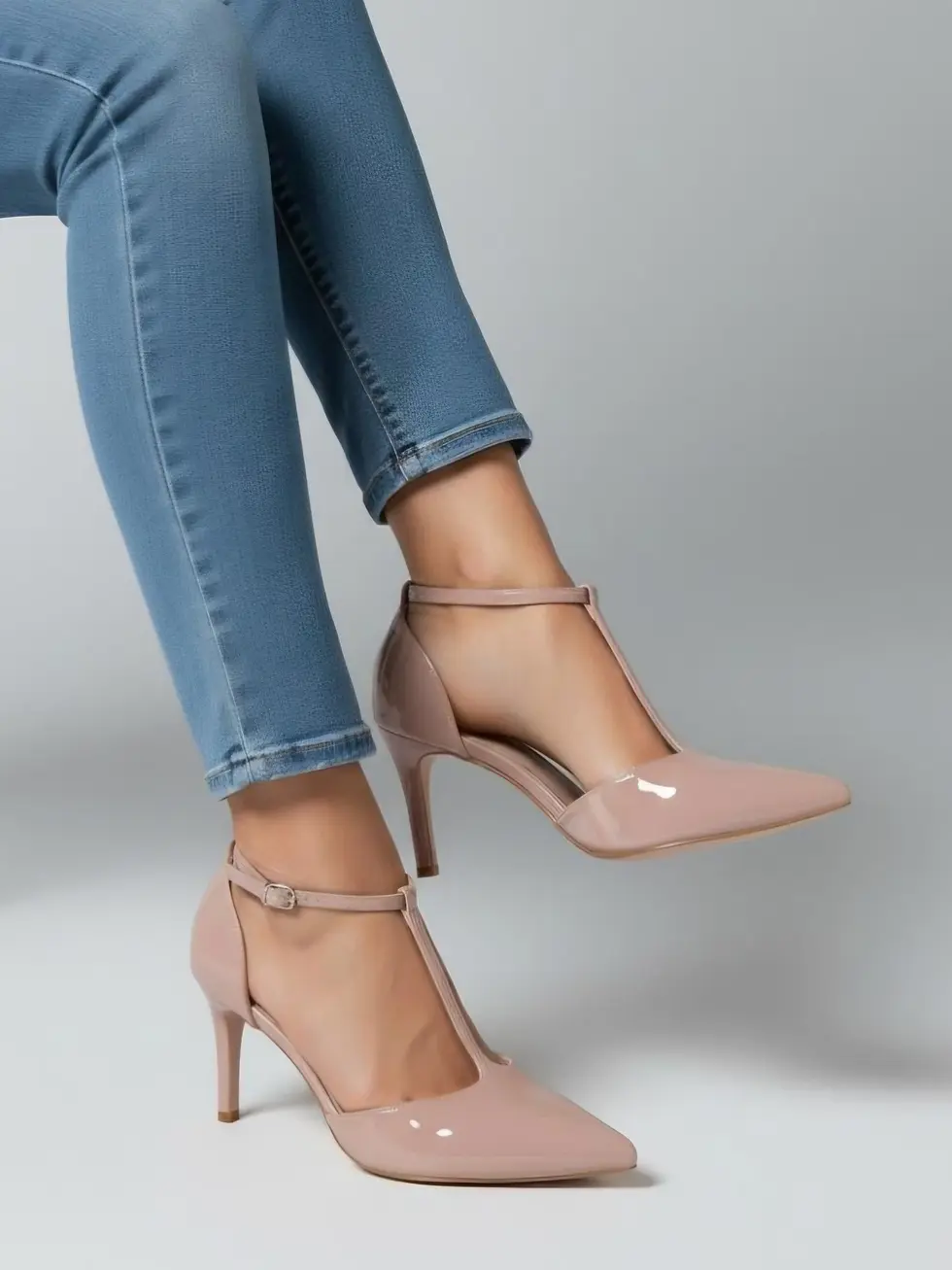 Thumbnail: Ladies Salom Heels Strappy Sandals