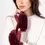 Thumbnail: Half finger mitten - Faux fur
