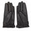 Thumbnail: Men's Touchscreen Soft Real Leather Winter Fleece Lined Driving Gloves Black