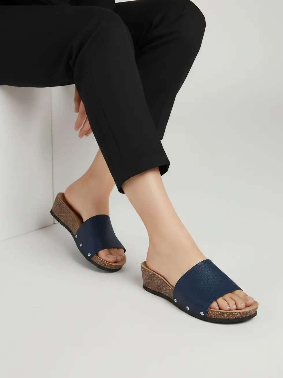 Thumbnail: Ladies Mules Slippers High platform