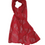Thumbnail: Women’s Scarf Shiny Silver Printed Scarf With Leaf Pattern Soft Neck Scarf Shawl