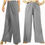 Thumbnail: Women's Wide Leg Trousers Harem Pleated Crinkle Flared Pants Palazzo Plain Baggy