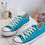 Thumbnail: Womens Trainers Canvas Flat Lace Up Comfortable Casual Shoes