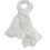 Thumbnail: Women’s Scarf Shiny Silver Printed Scarf With Leaf Pattern Soft Neck Scarf Shawl