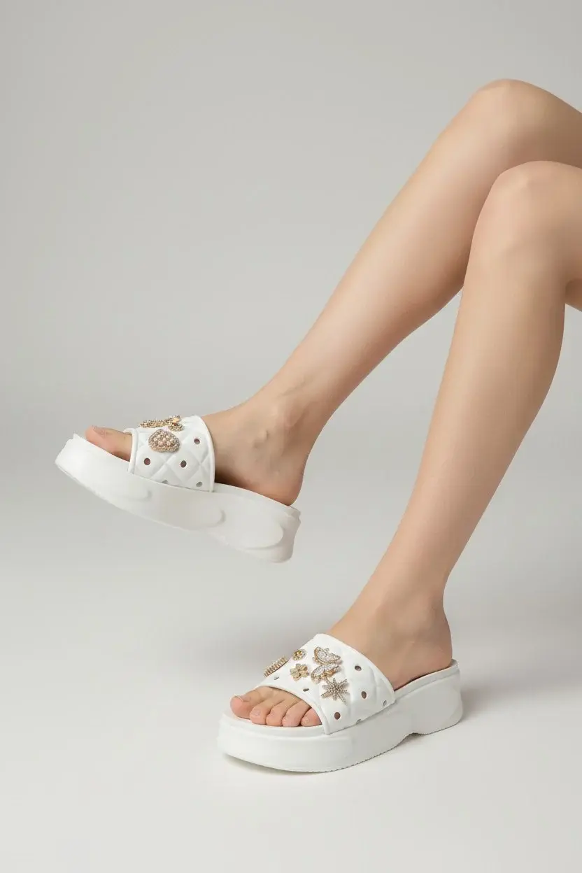 Thumbnail: Mules Slippers High Platform