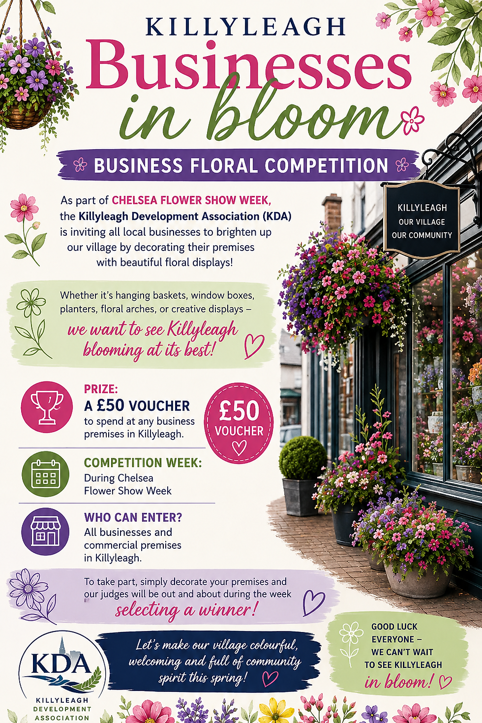 Killyleagh In Bloom Business Floral Competition