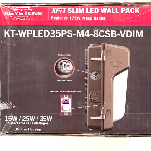 Keystone 35 Watt Slim Outdoor LED Wall Pack