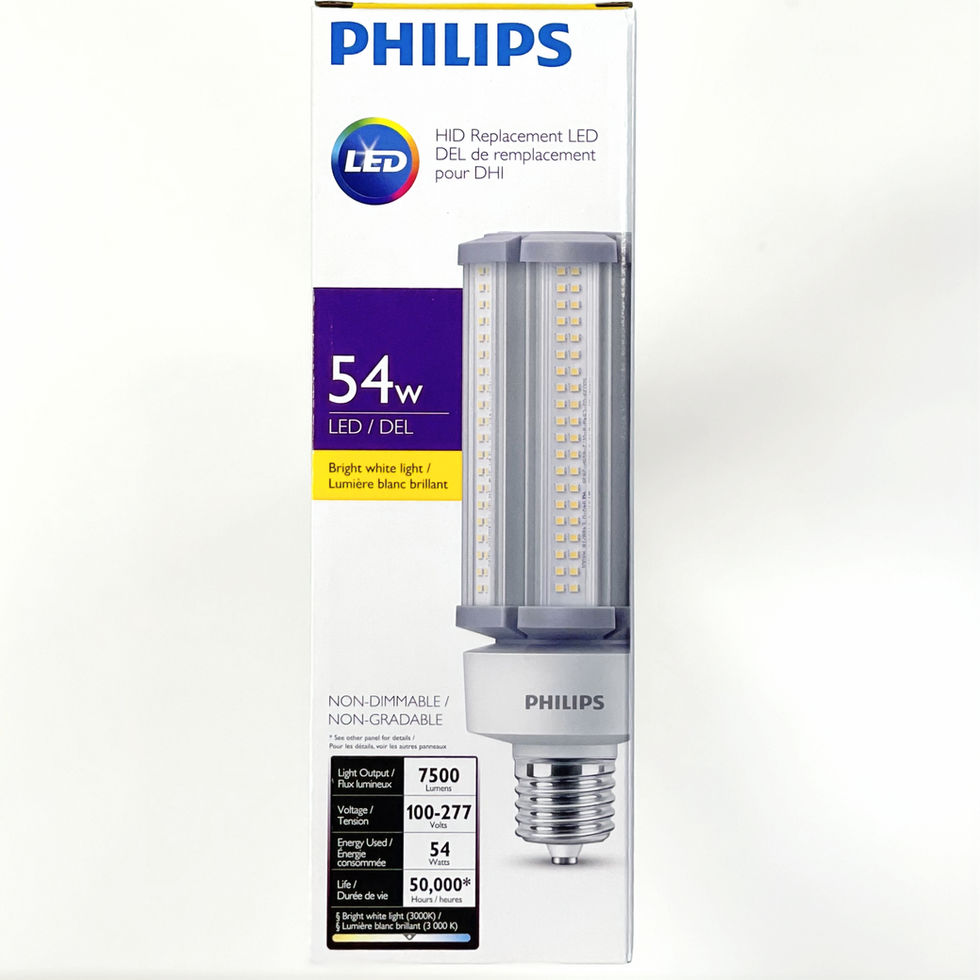Philips 559781 54W 3000K EX39 Mogul 7500 Lumens LED COB Light Bulb
