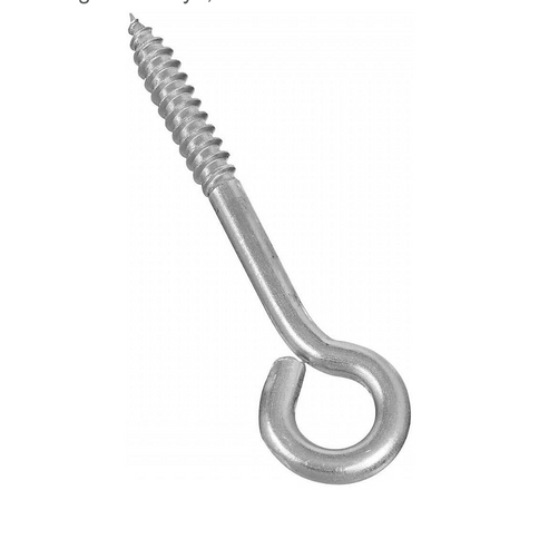 National Stainless Steel Lag Screw Eye Bolt 1/4"inch x 3-3/4" inch
