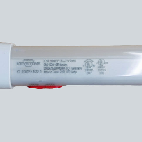 Keystone 8.5W 2-Pin PL LED Lamp Horizontal Orientation Color Select 30/35/40K