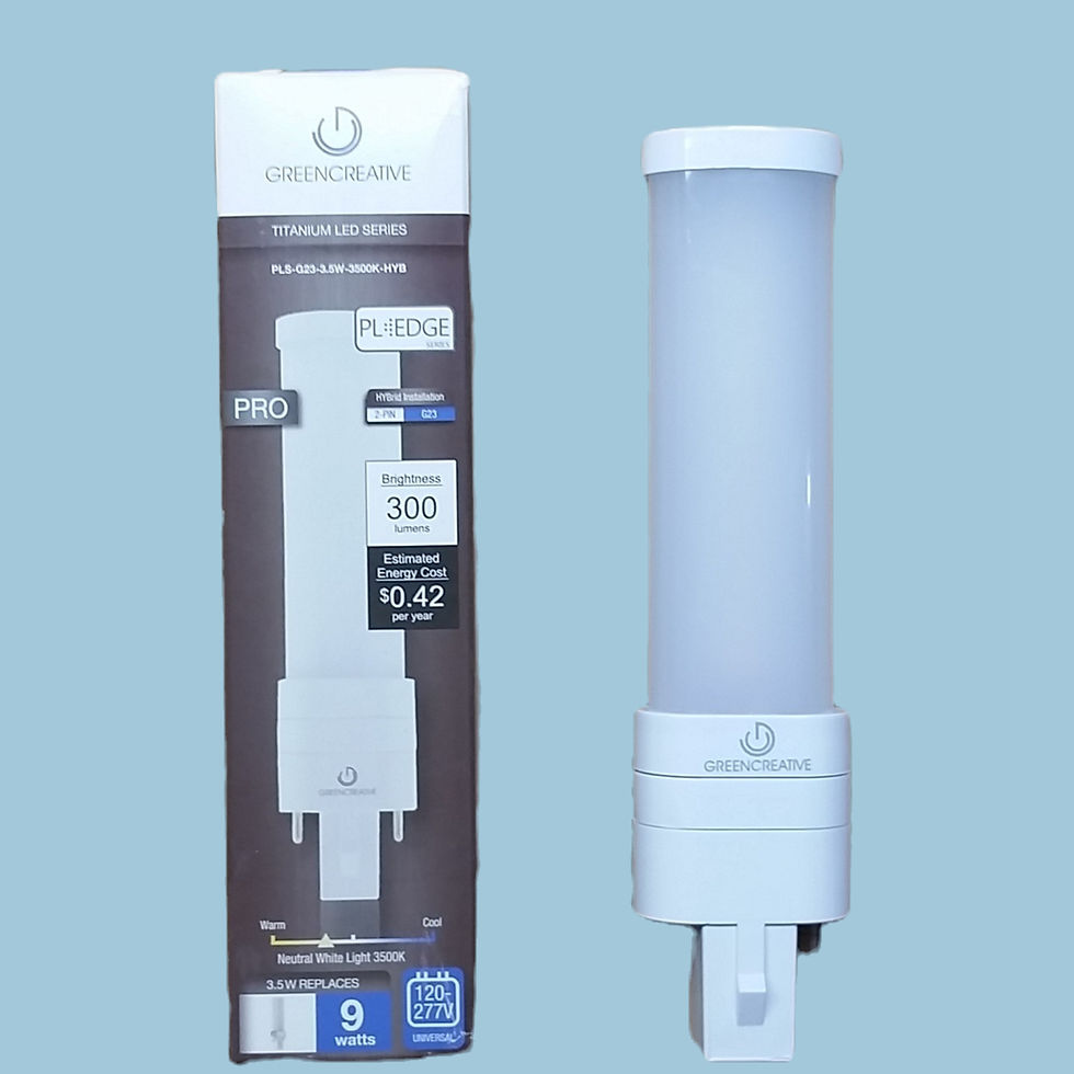 Green Creative 3.5W 2 Pin 3500K G23 Hybrid LED Bulb Enclosed Fixtures Rated