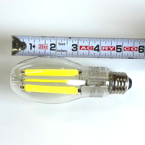 TCP FED17N05050E26CL 15W 5000K High Lumen Clear LED ED17 Filament Bulb 70W Equal