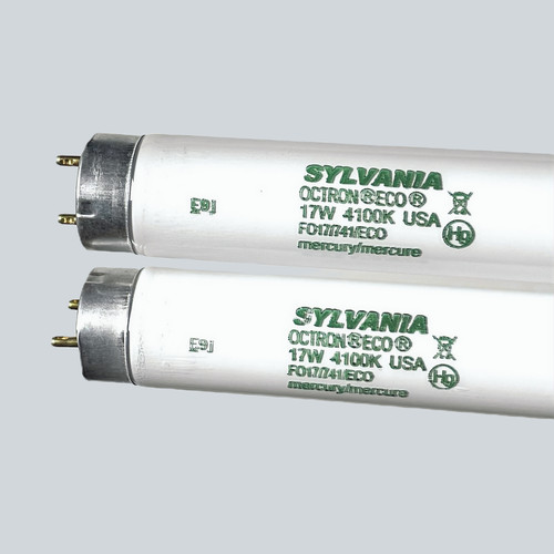2x Sylvania 21770 FO17/741/ECO 17W T8 4100K Fluorescent Linear