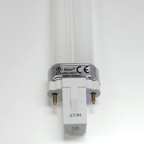 GE F7BX/827/ECO 7W G23 2 Pin Twin Tube PL 2700K Fluorescent Light Bulb 97554