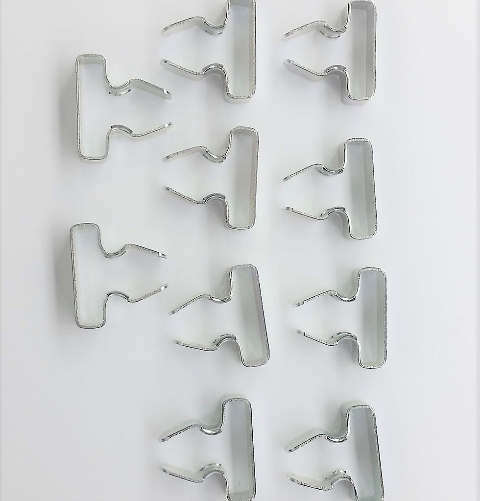 1/4 turn Metal Retainer Clip Fastener for Ballast Cover / Reflector