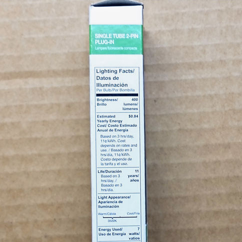 ProLume PL7S/35/ECO 7W Single Tube 2-Pin 3500K G23 PL CFL Halco 109107