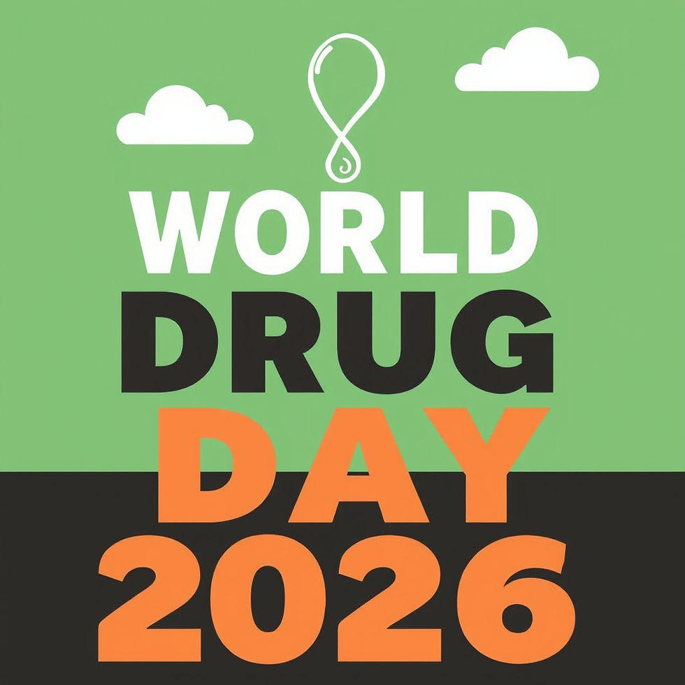 "World Drug Day: 26 June, 2026-Persisting Issues, New Challenges and Innovative Responses" by Dr. Kirk Christie, Consultant Psychiatrist
