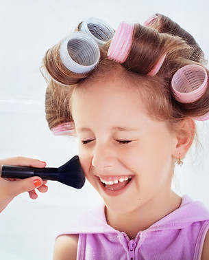Child With Curlers