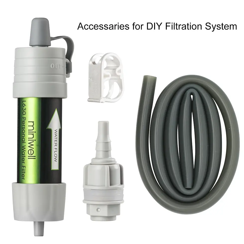Thumbnail: Miniwell Outdoor Gravity Water Filter System for Camping, Survival and Travel