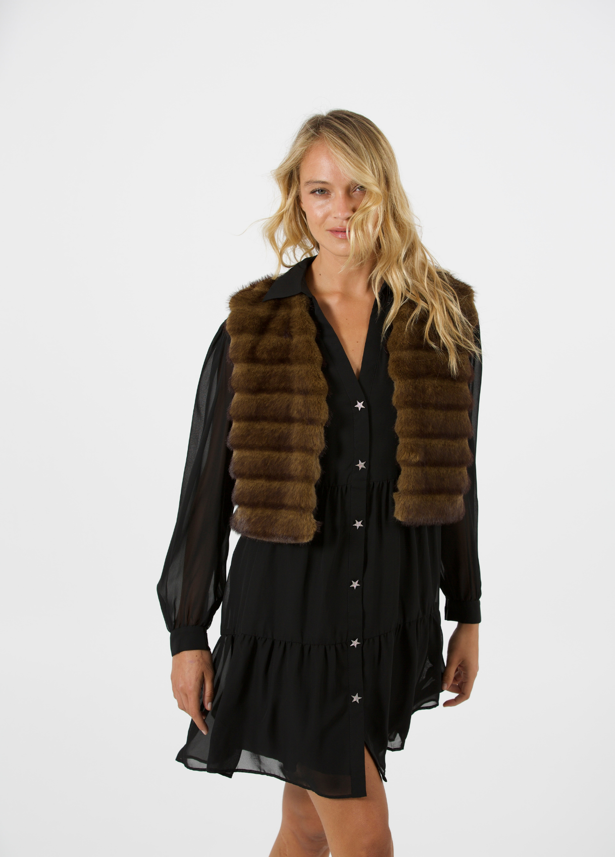 Gilet en fausse fourrure