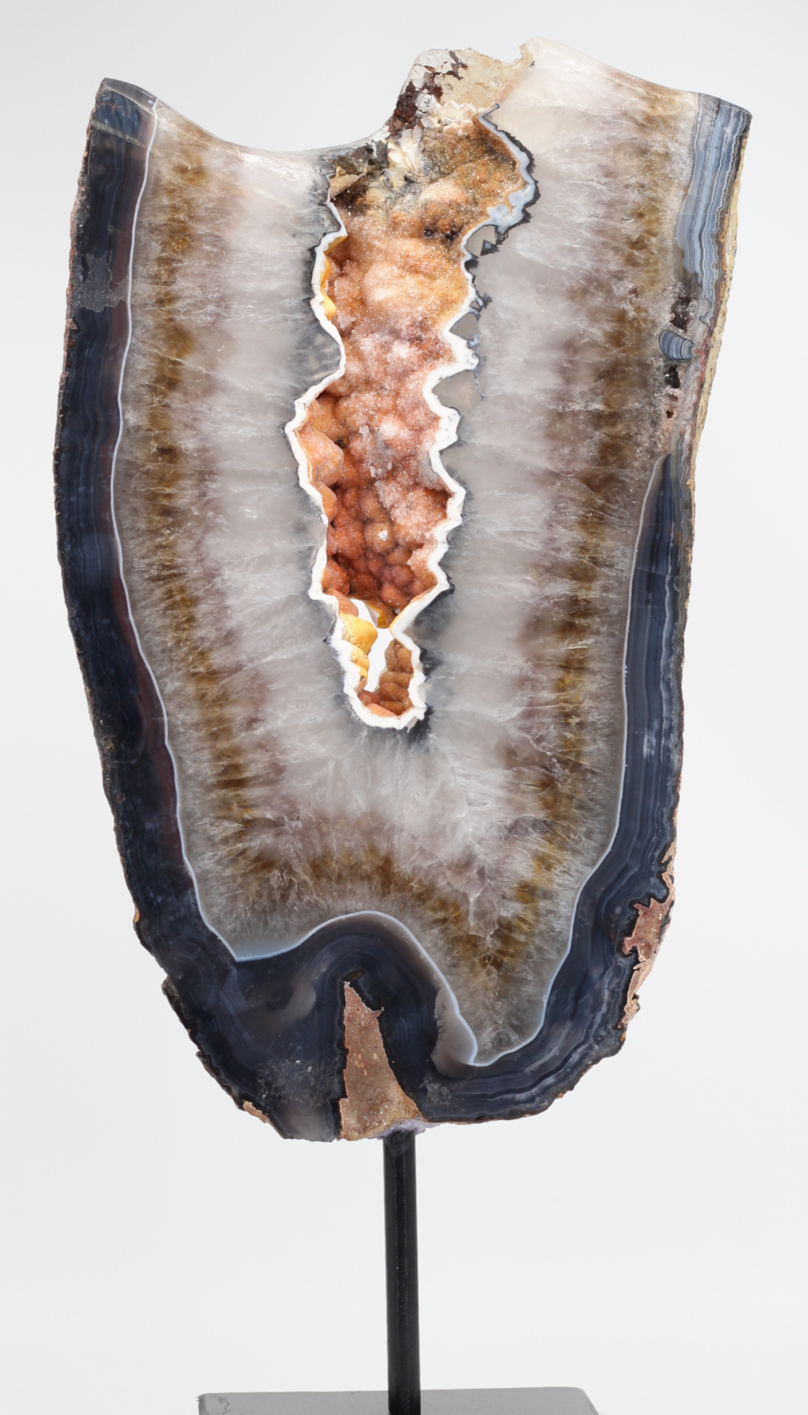 Exclusive Agate Geode Slice 43cm on Stand – Luxury Decor