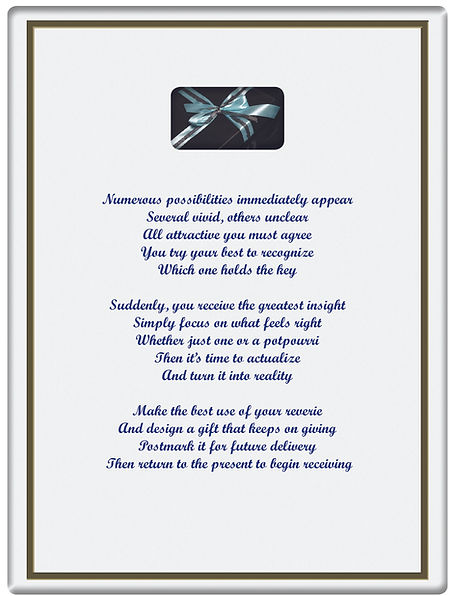 Poem - The Present Page 1