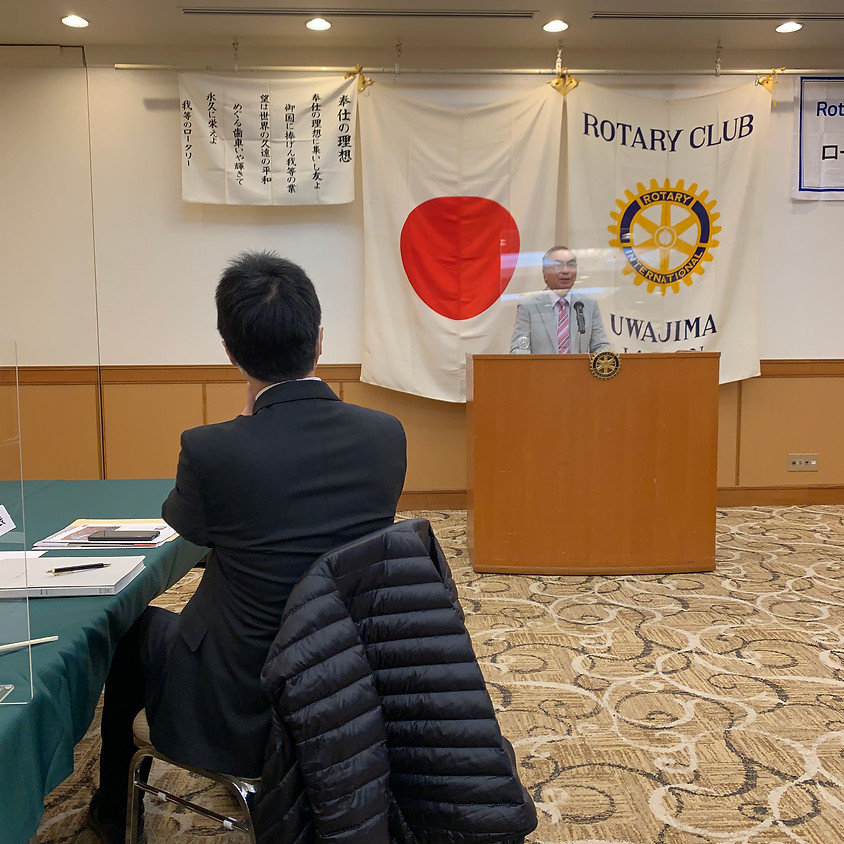 2021年1月12日第18回(通算第2622回)例会