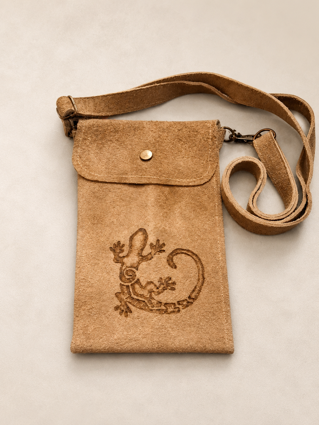 3-Pocket Crossbody - Gecko