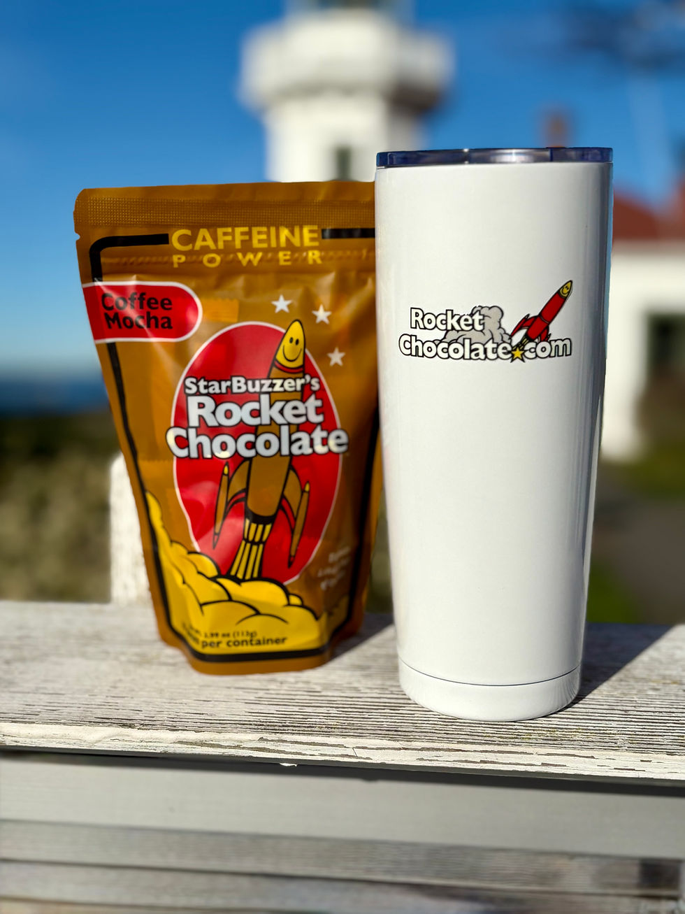 Thumbnail: 20 oz Rocket Chocolate Tumbler With Ten Piece Bag