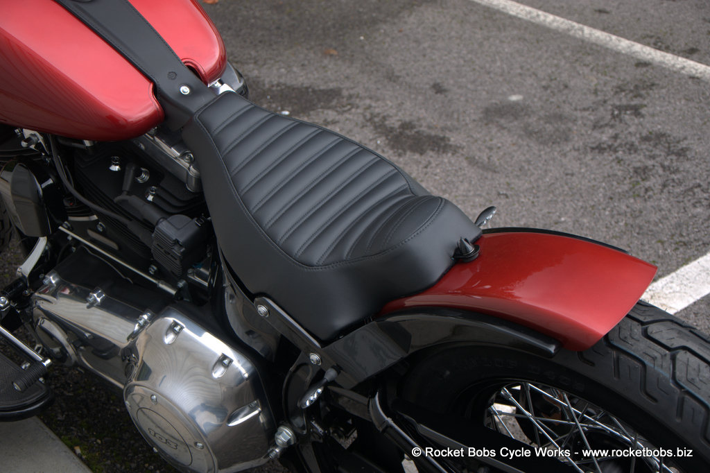 Custom HarleyDavidson Voodoo fender, SOFTAIL SLIM Rocket Bobs