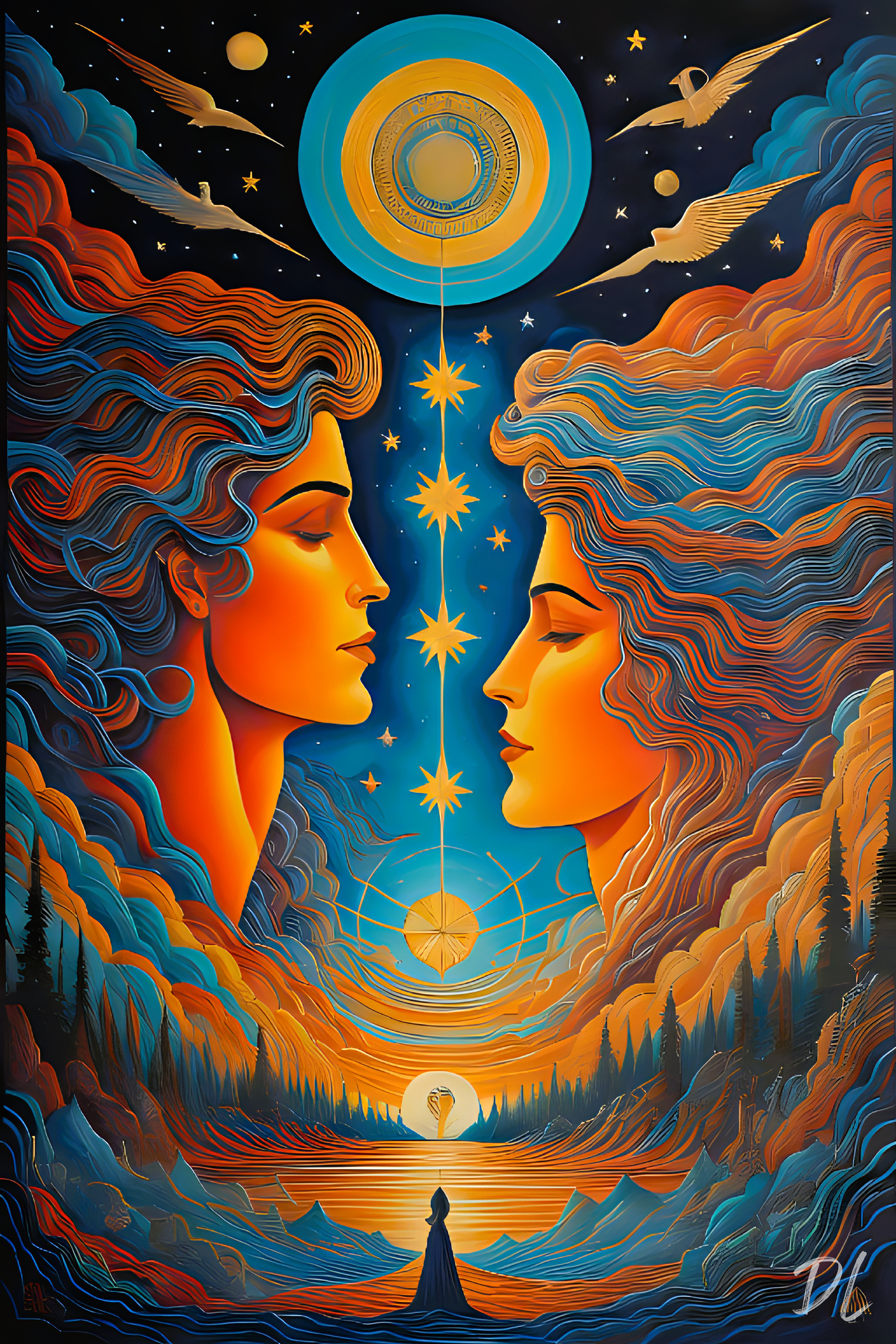 Divine Union - Stars Align (Art Print)