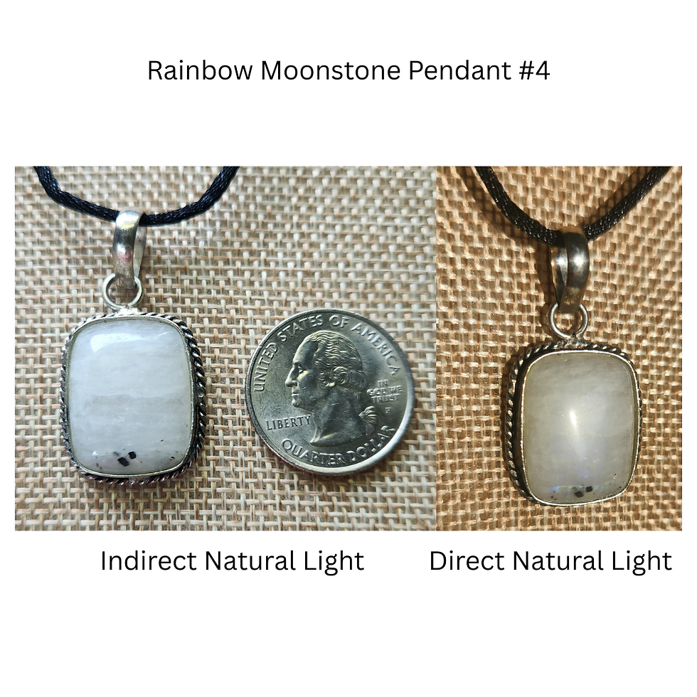 Thumbnail: Rainbow Moonstone Pendants