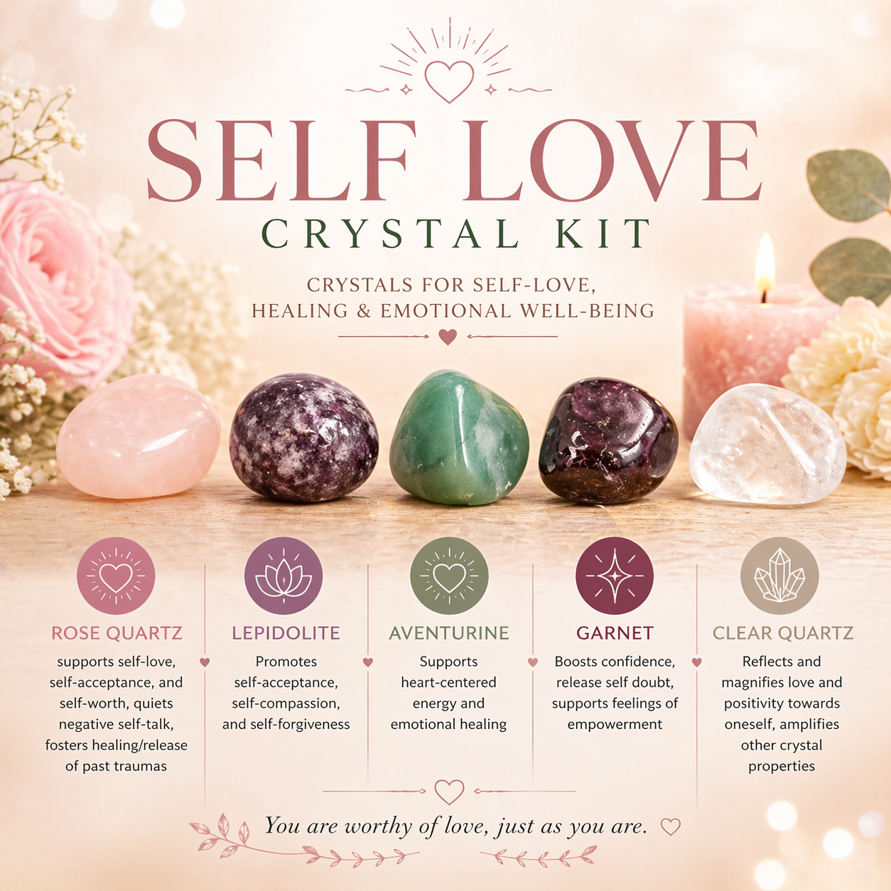 Self Love Crystal Kit