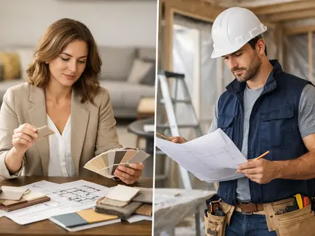 Interior Designer vs Contractor: Who Does What?