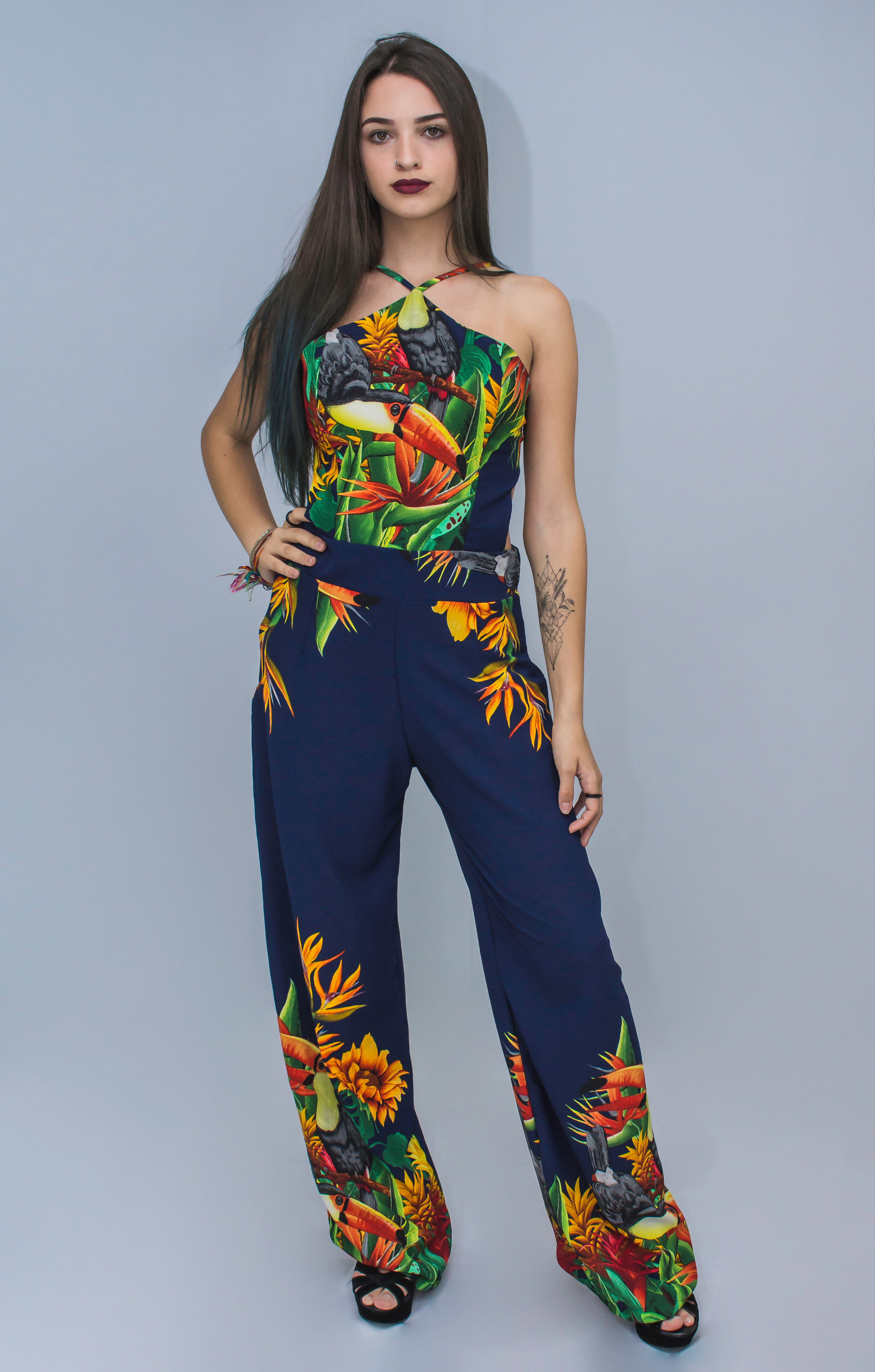 Macacão Feminino Pantalona