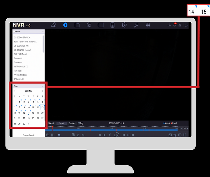 NVR screen 