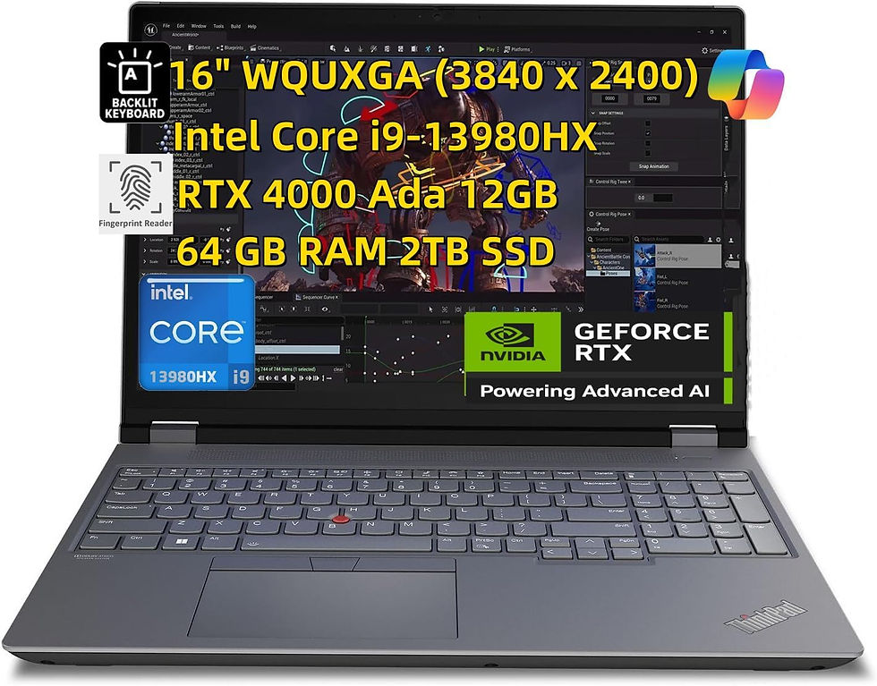 Miniature : NewLenovo ThinkPad P16 Gen 2 Mobile Workstation (16" FHD+ IPS, Anti-Glare, Inte