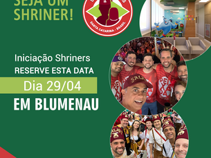 Iniciação Shriners - Blumenau (29/04)