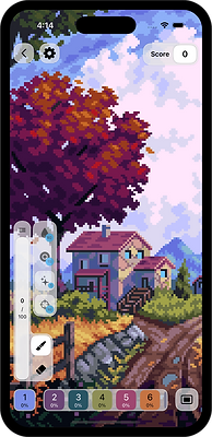 Pixquare Colors | Pixel Art Color-By-Number on iPhone