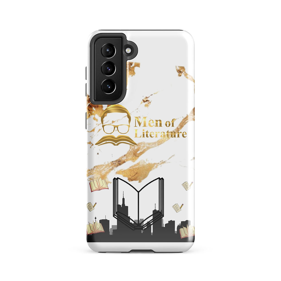 Thumbnail: Tough case for Samsung® - Men Of Literature w/ Gold Accent