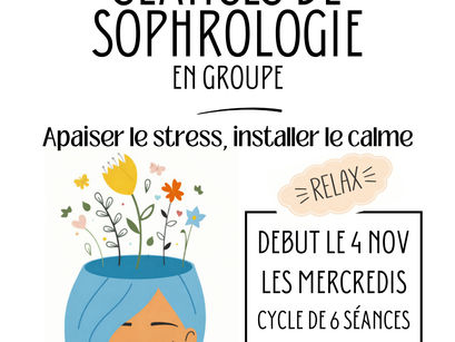 Des séances collectives de sophrologie dès le mois d'avril