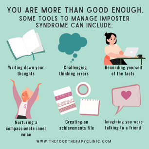 Some tools to manage imposter syndrome