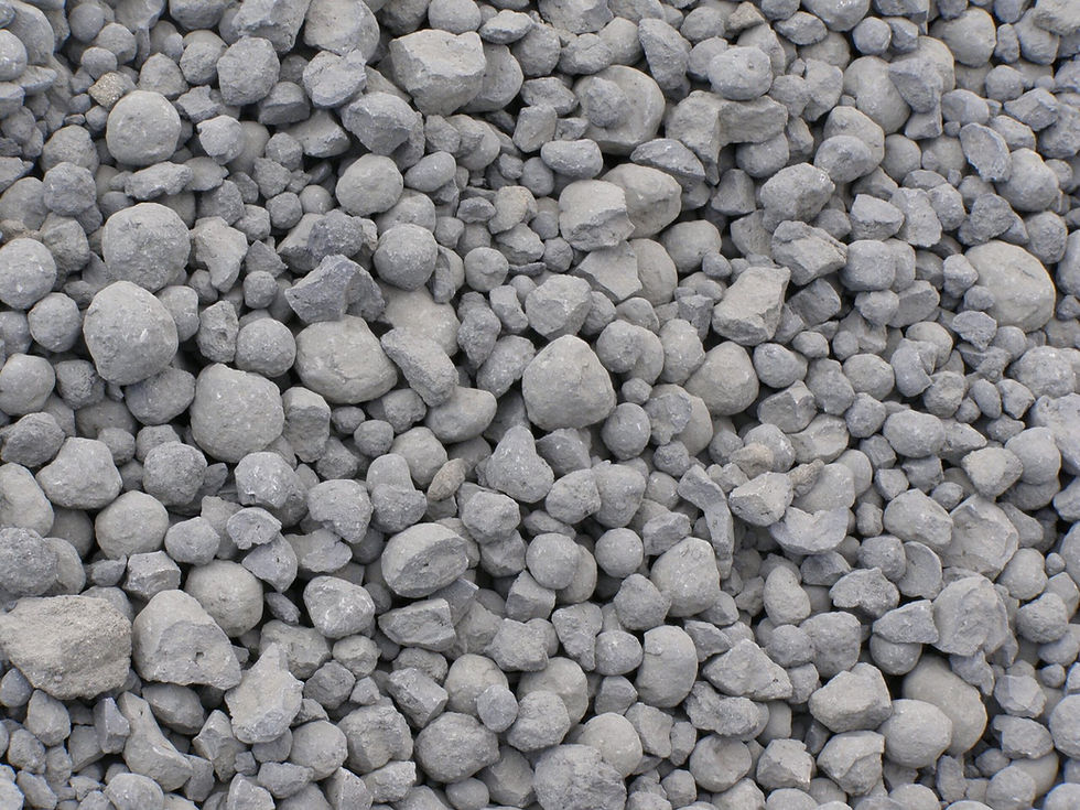 Clinker nodules used in Simba Cement production.
